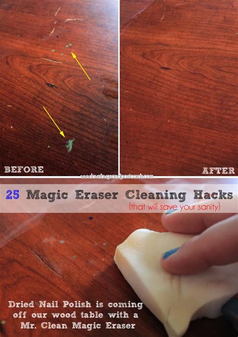 Magic eraser cleaning pafs
